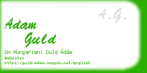 adam guld business card