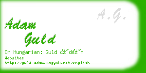 adam guld business card